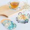 16PCS Rhinestones Diamond Painting Coasters with Holder – DIY Marine Animal Craft Coasters with Cork Base for Adults & Beginners